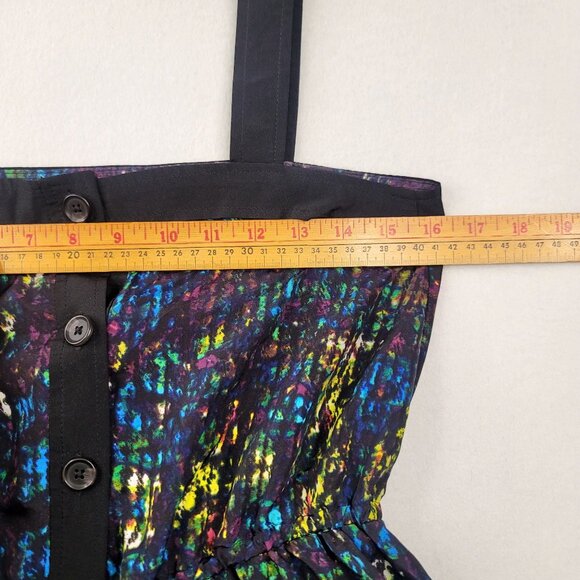 Derek Lam for DesigNation Nightshade Rio De Janeiro Peplum Splatter Top XS - Picture 11 of 13